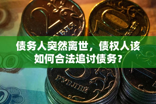 武汉债务人突然离世，债权人该如何合法追讨债务？