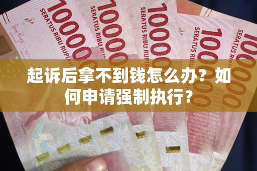 武汉起诉后拿不到钱怎么办？如何申请强制执行？