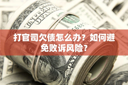 武汉打官司欠债怎么办？如何避免败诉风险？