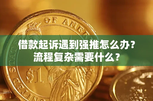 武汉借款起诉遇到强推怎么办？流程复杂需要什么？