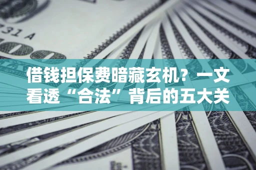 武汉借钱担保费暗藏玄机？一文看透“合法”背后的五大关键陷阱