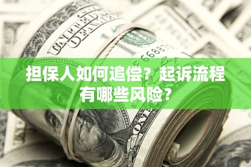 武汉担保人如何追偿？起诉流程有哪些风险？