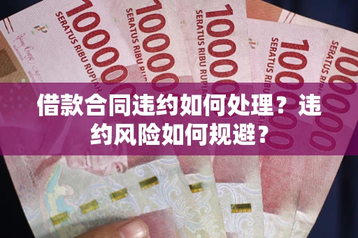 武汉借款合同违约如何处理？违约风险如何规避？