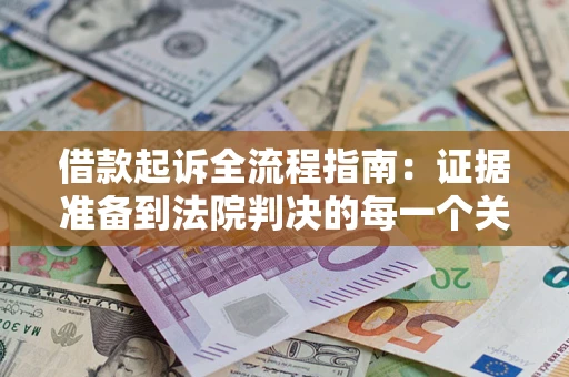 武汉借款起诉全流程指南：证据准备到法院判决的每一个关键步骤