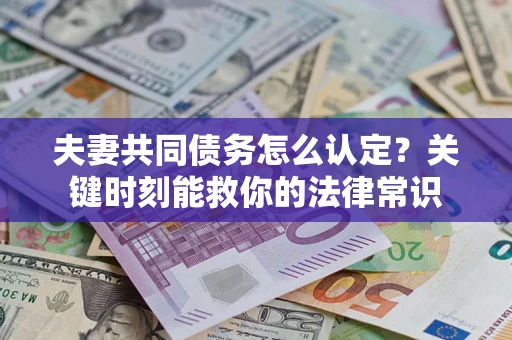 武汉夫妻共同债务怎么认定？关键时刻能救你的法律常识