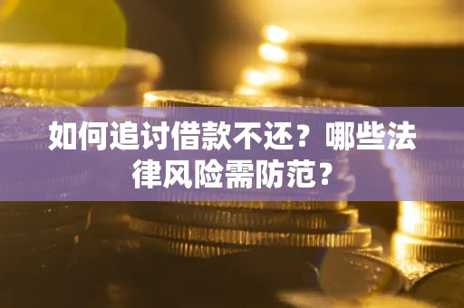 武汉如何追讨借款不还？哪些法律风险需防范？